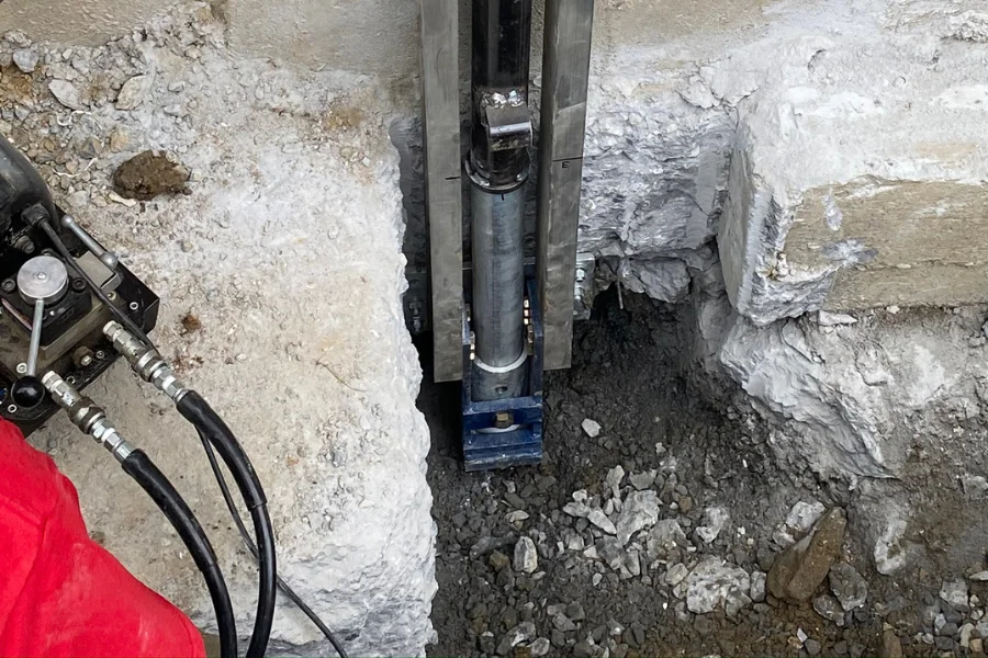 Injection Pier Installation in Bernalillo, NM